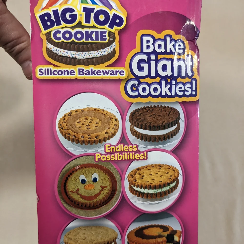 Kids Cooking Fun:Pampered Chef Emoji Cookie Cutters & Big Top Giant Cookies